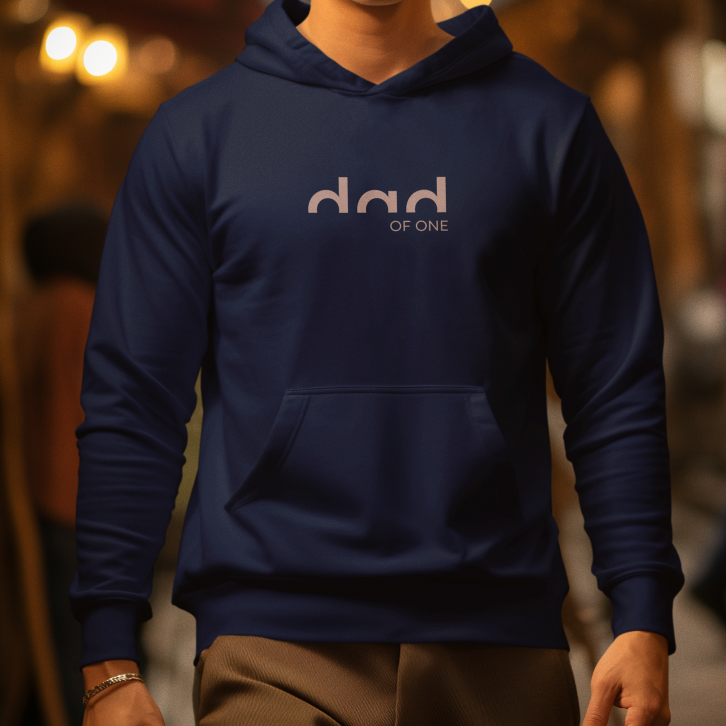 PAPA Hoodie DAD OF TWO personalisiert