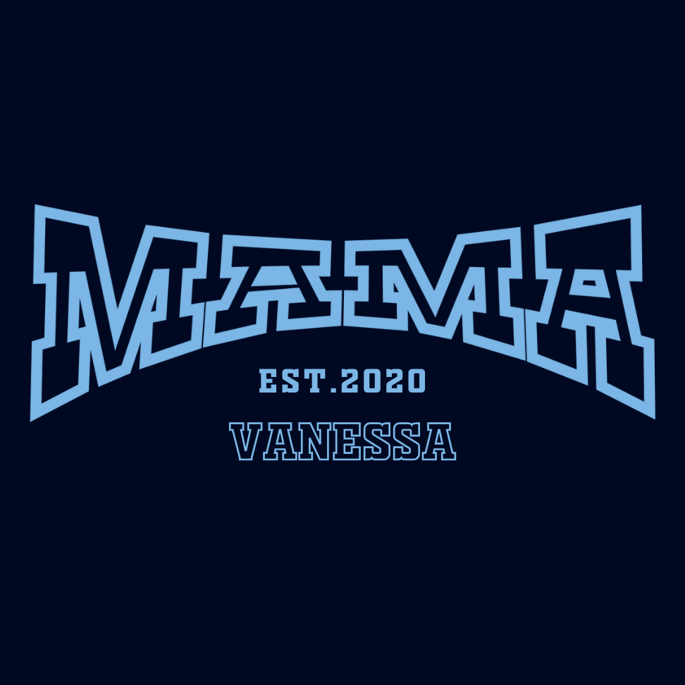 MAMA Hoodie COLLEGE personalisiert