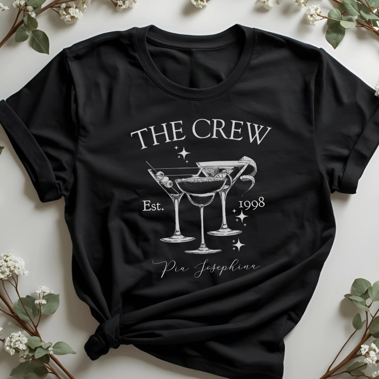 BRIDE T-Shirt TEAM BRIDE COCKTAILS