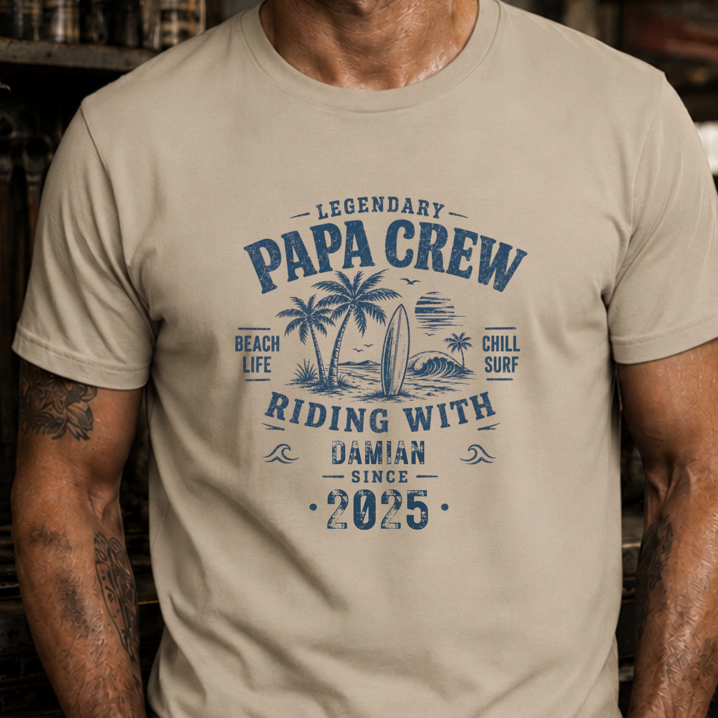 PAPA T-Shirt VINTAGE SURFER