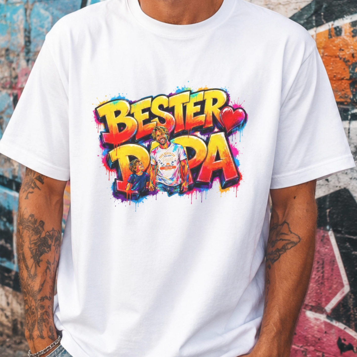 PAPA T-Shirt GRAFFITI-STYLE
