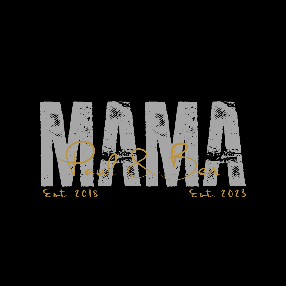 MAMA T-Shirt SOLID ROCKS Rundhals personalisiert
