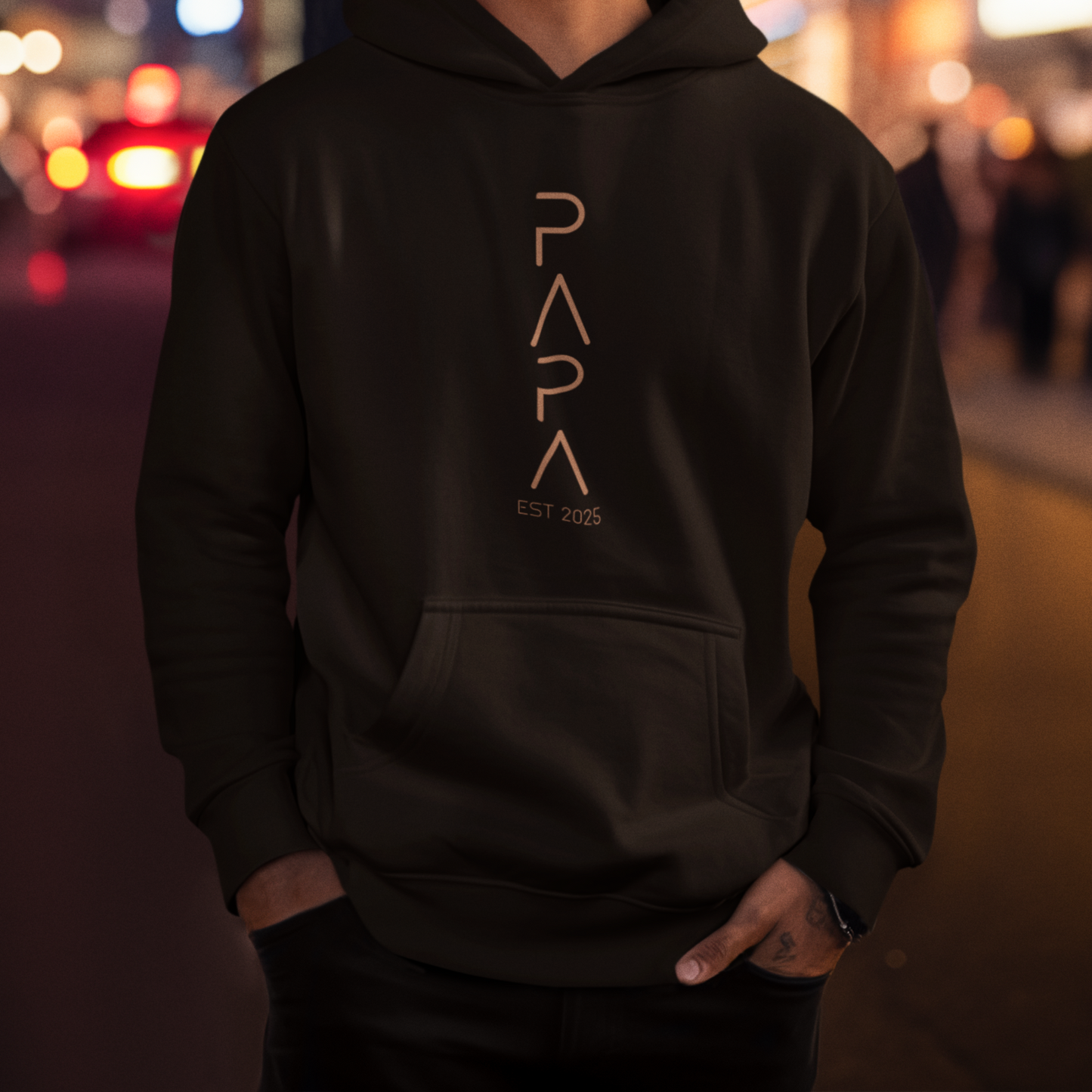 PAPA Hoodie FUTURISTIC personalisiert