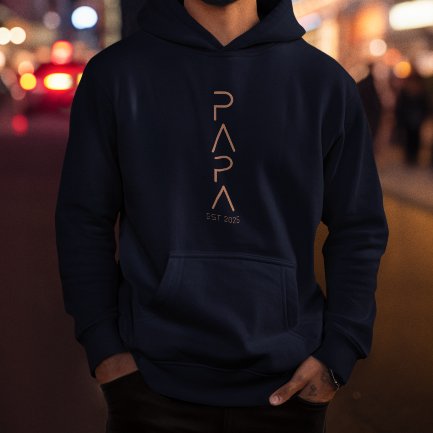 PAPA Hoodie FUTURISTIC personalisiert