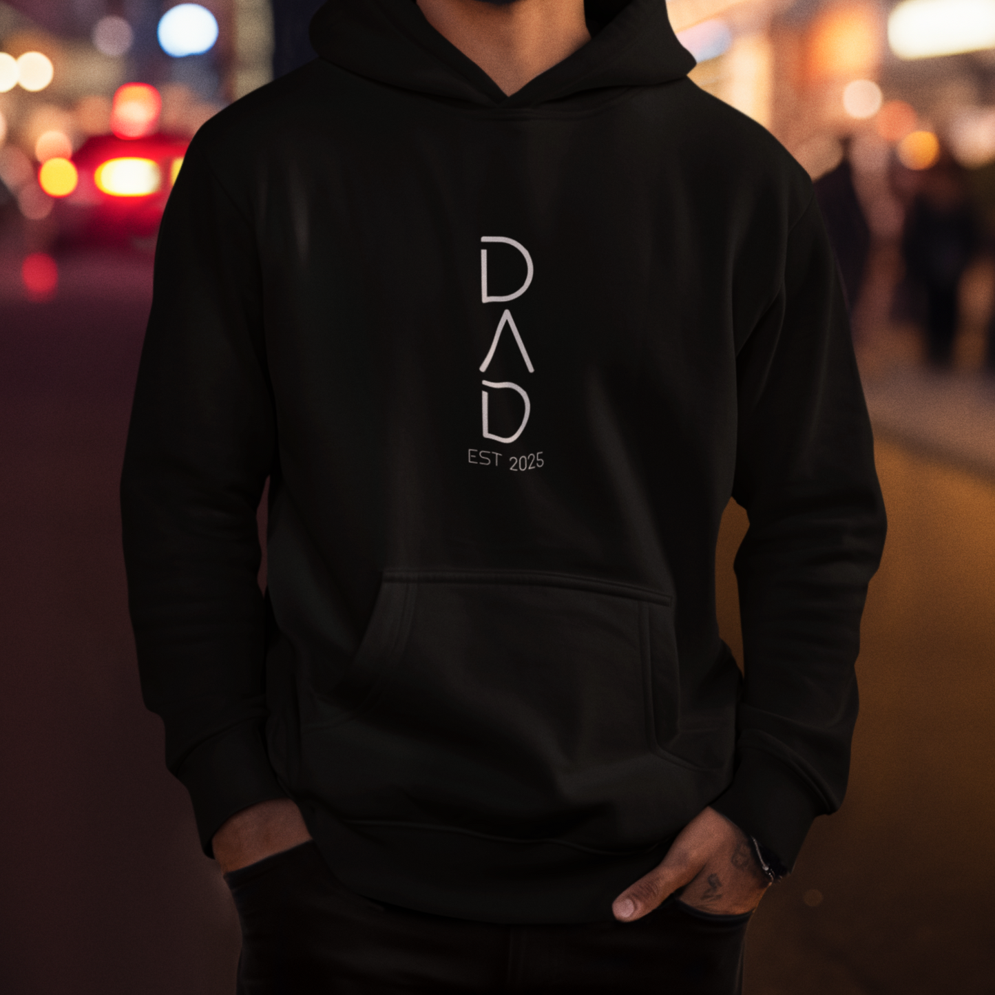 PAPA Hoodie FUTURISTIC personalisiert