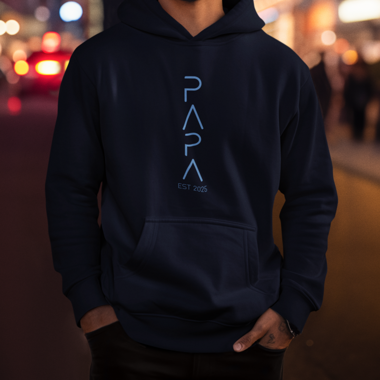 PAPA Hoodie FUTURISTIC personalisiert