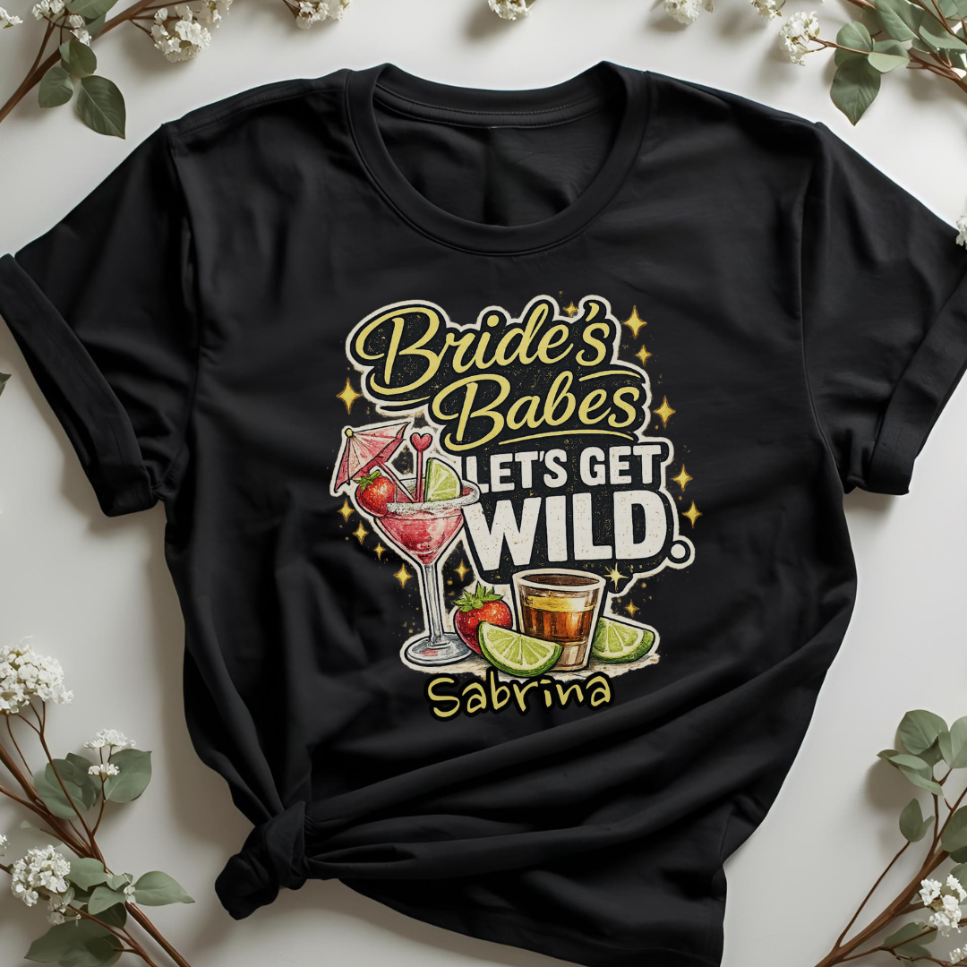 BRIDE T-Shirt SHOTS ON ME