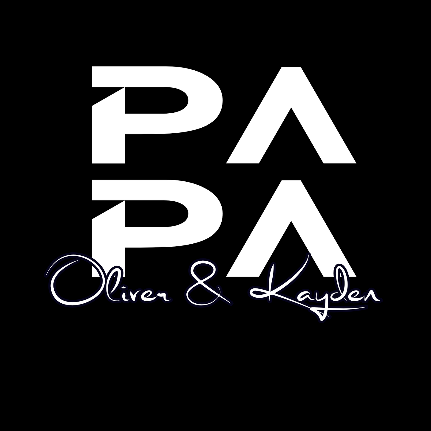 PAPA T-Shirt MINIMAL Rundhals personalisiert
