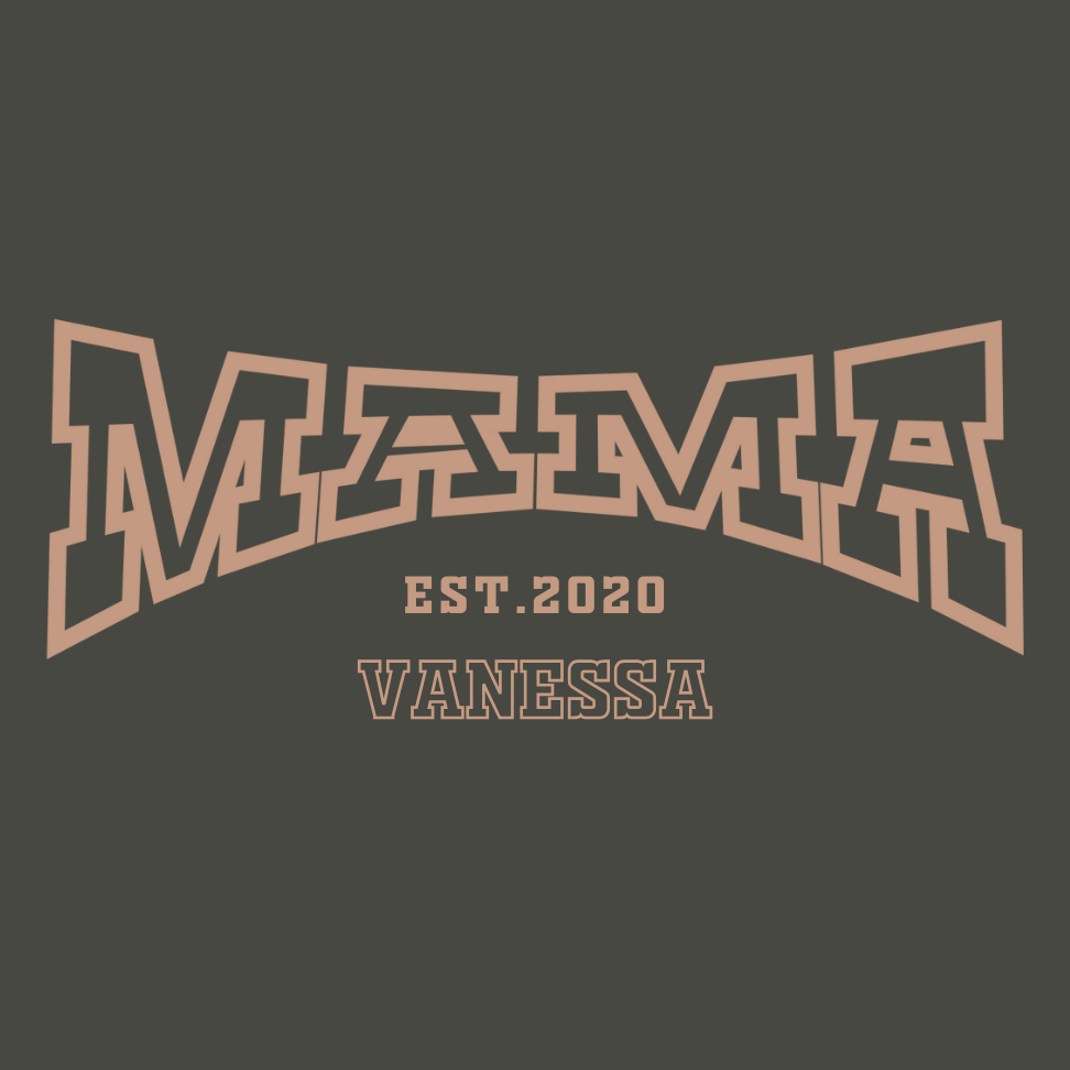 MAMA Hoodie COLLEGE personalisiert