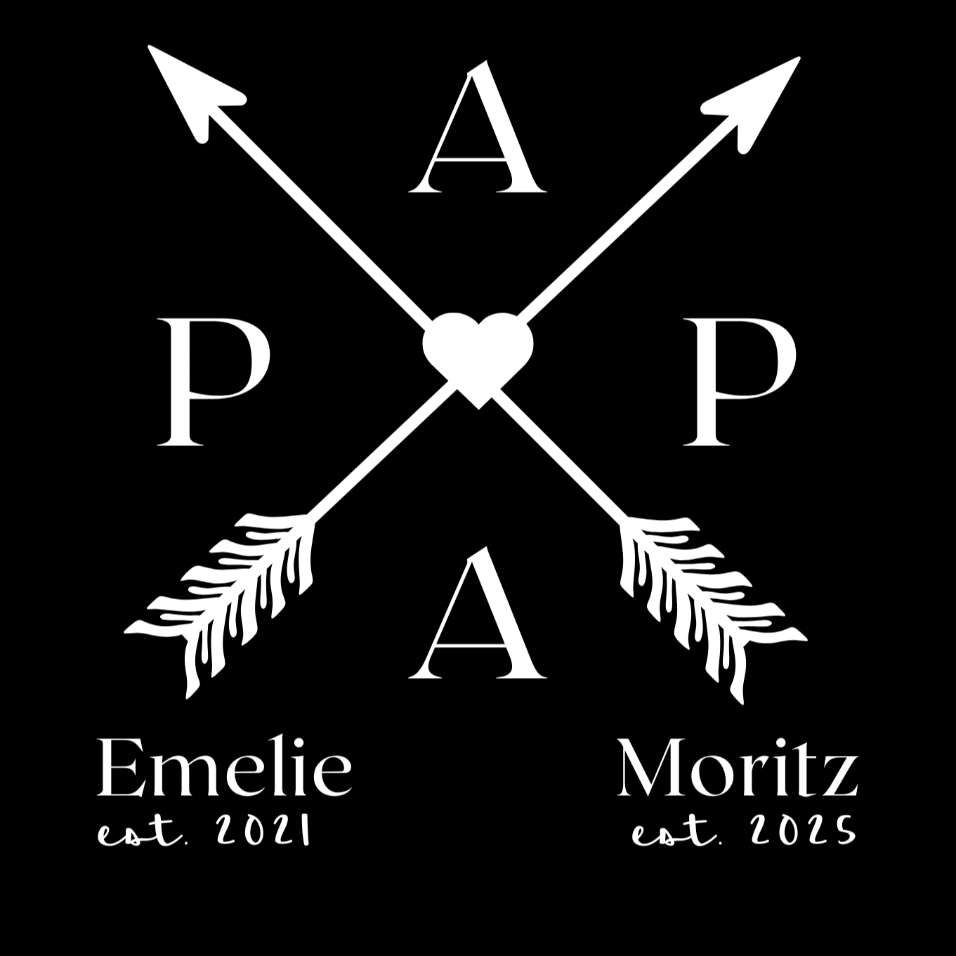 PAPA T-Shirt ARROWS Rundhals personalisiert