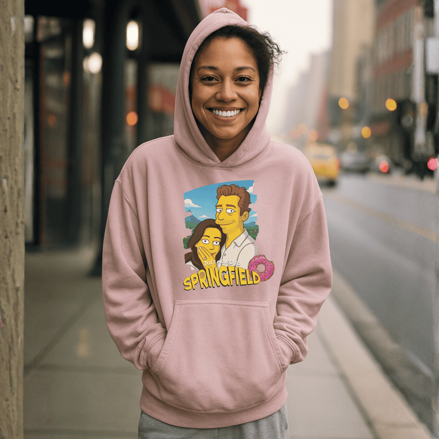 MAMA Hoodie SIMPSONS STYLE mit Deinem Foto personalisiert