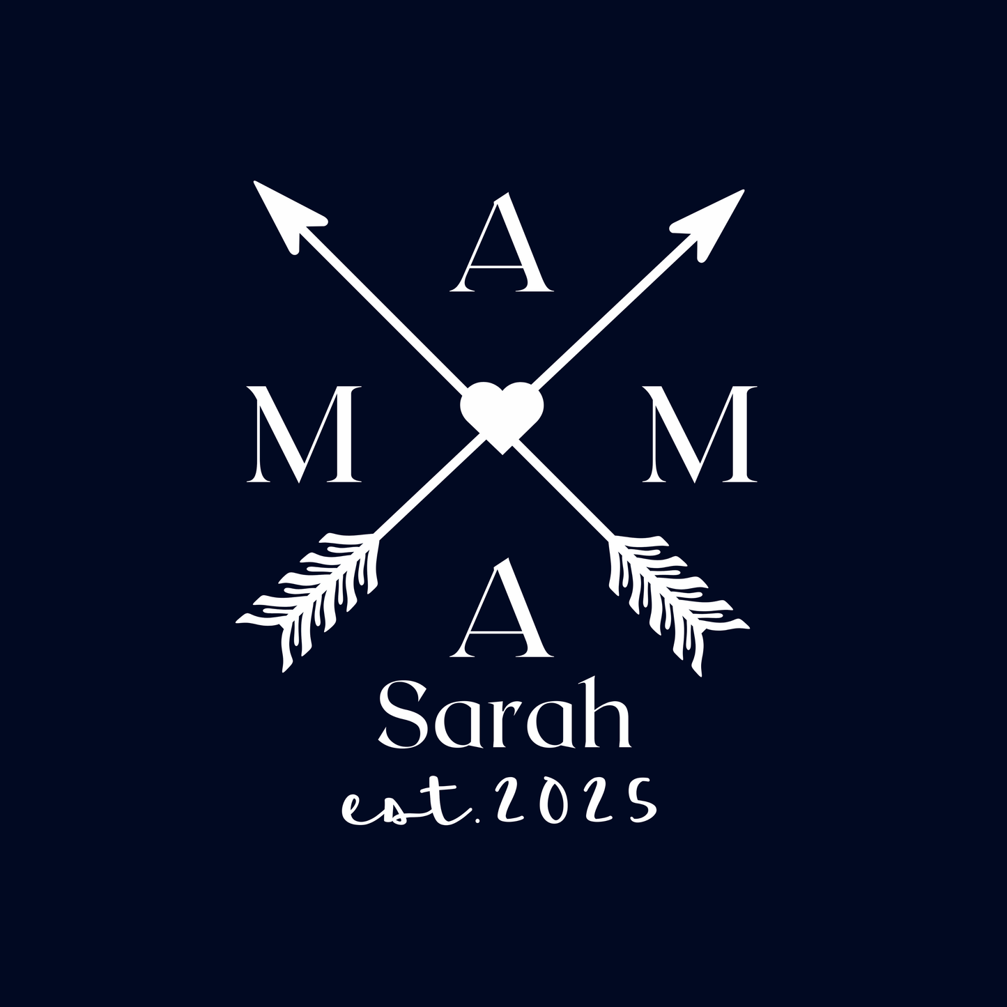 MAMA Hoodie ARROWS personalisiert