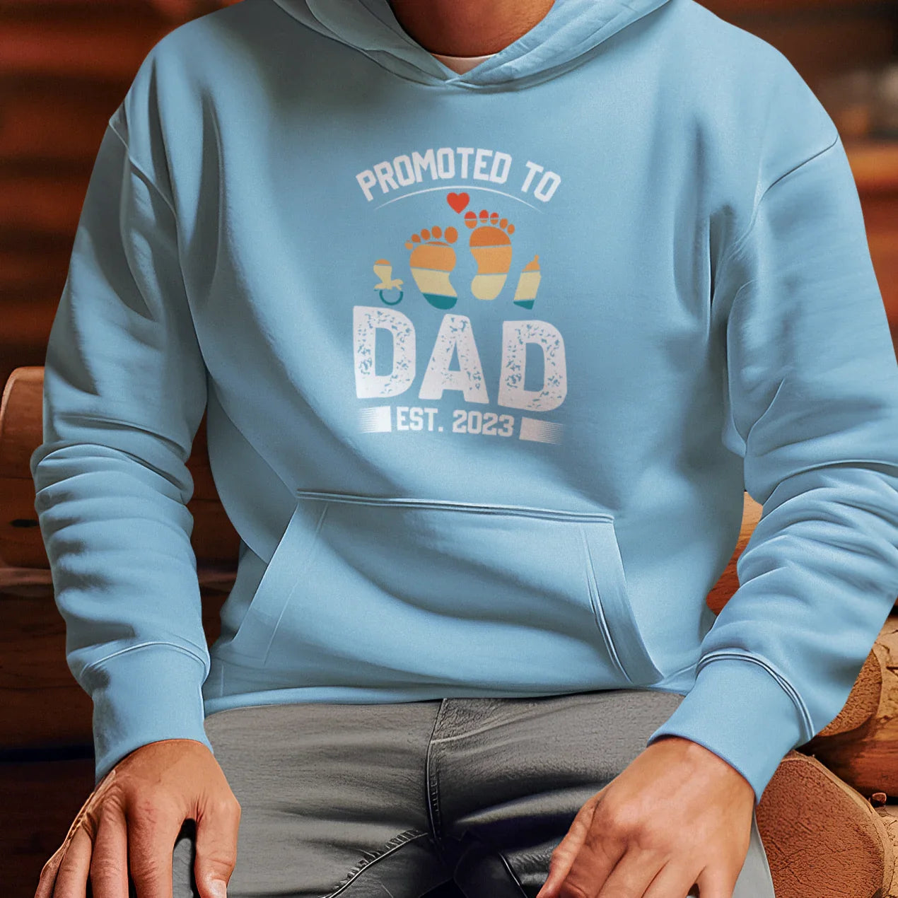 DAD Hoodie PROMOTED personalisiert