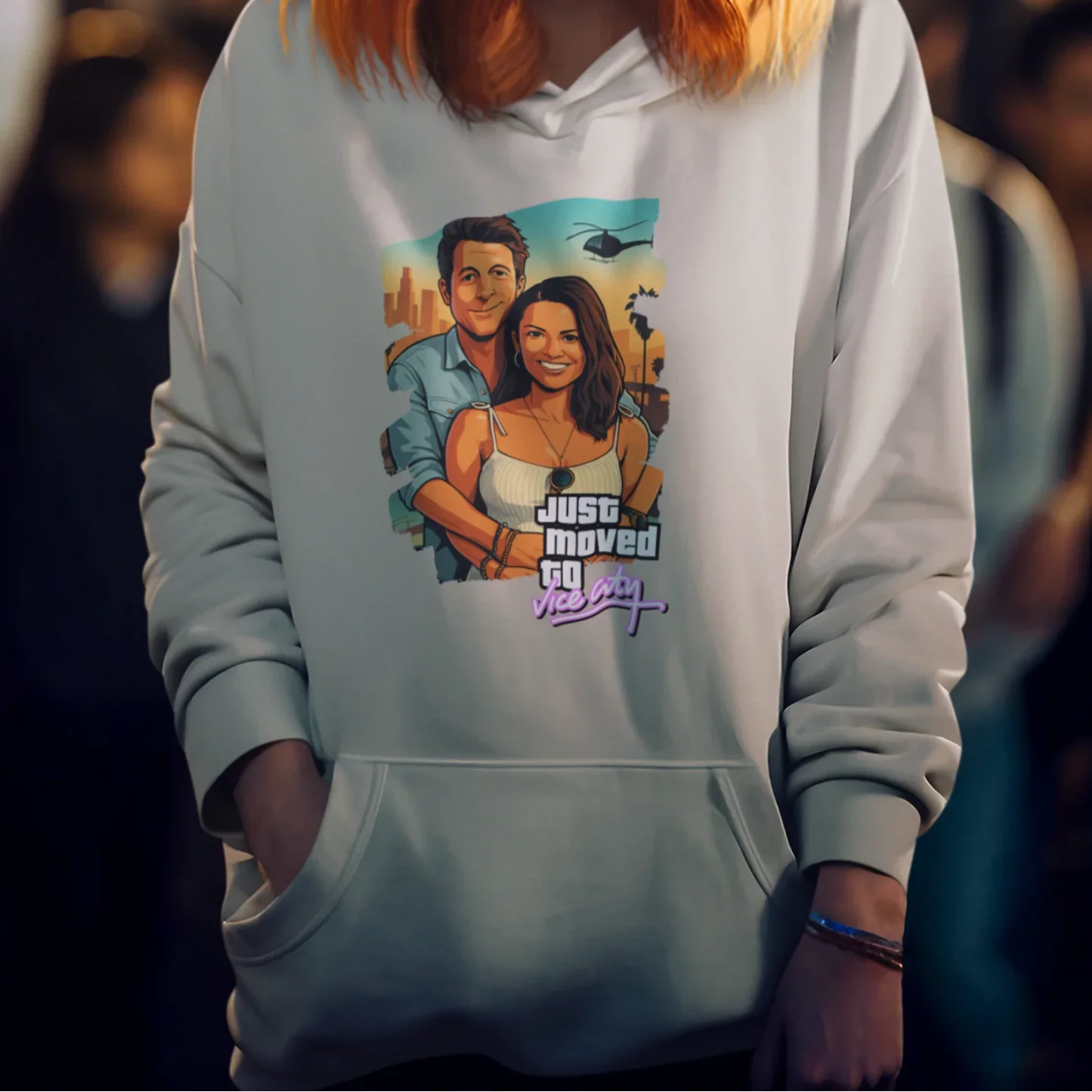 MAMA Hoodie GTA STYLE mit Deinem Foto personalisiert