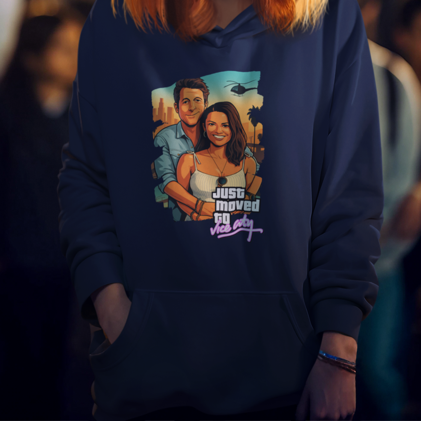 MAMA Hoodie GTA STYLE mit Deinem Foto personalisiert