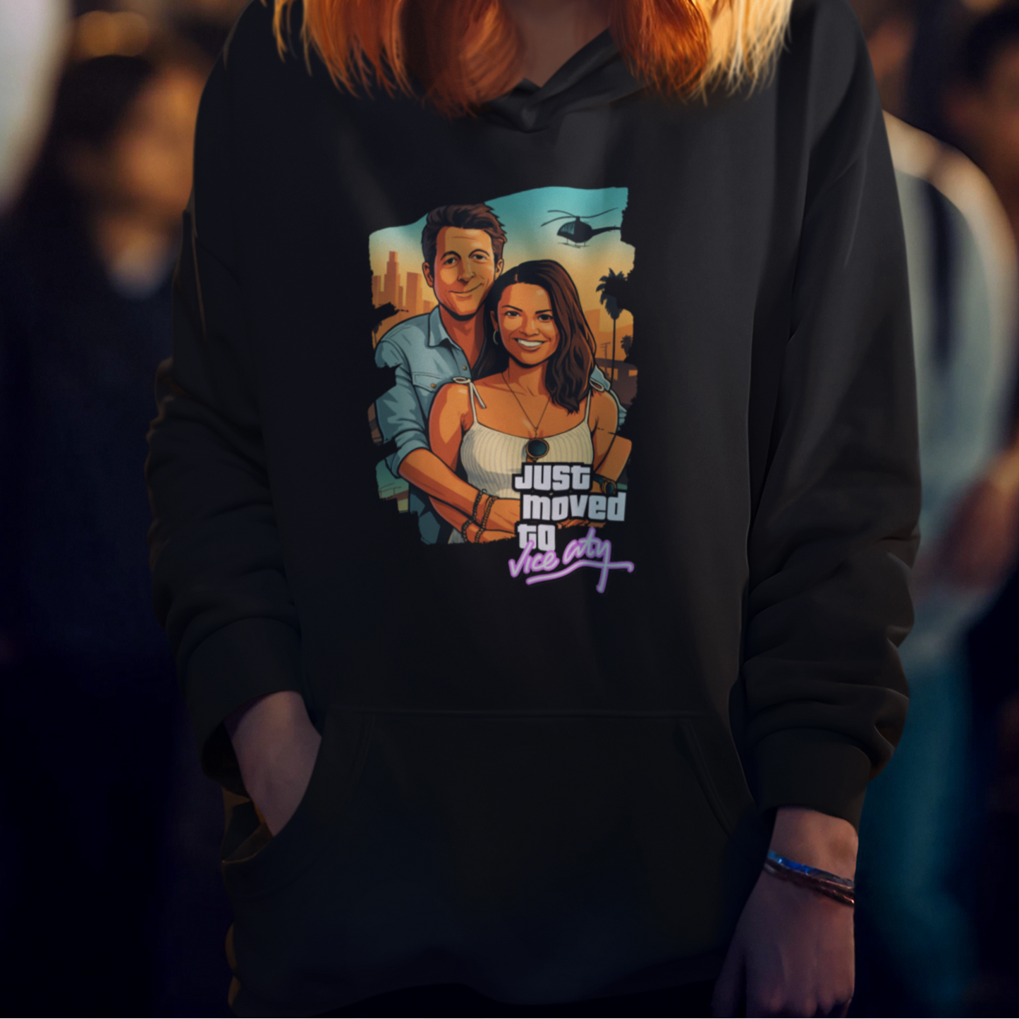 MAMA Hoodie GTA STYLE mit Deinem Foto personalisiert