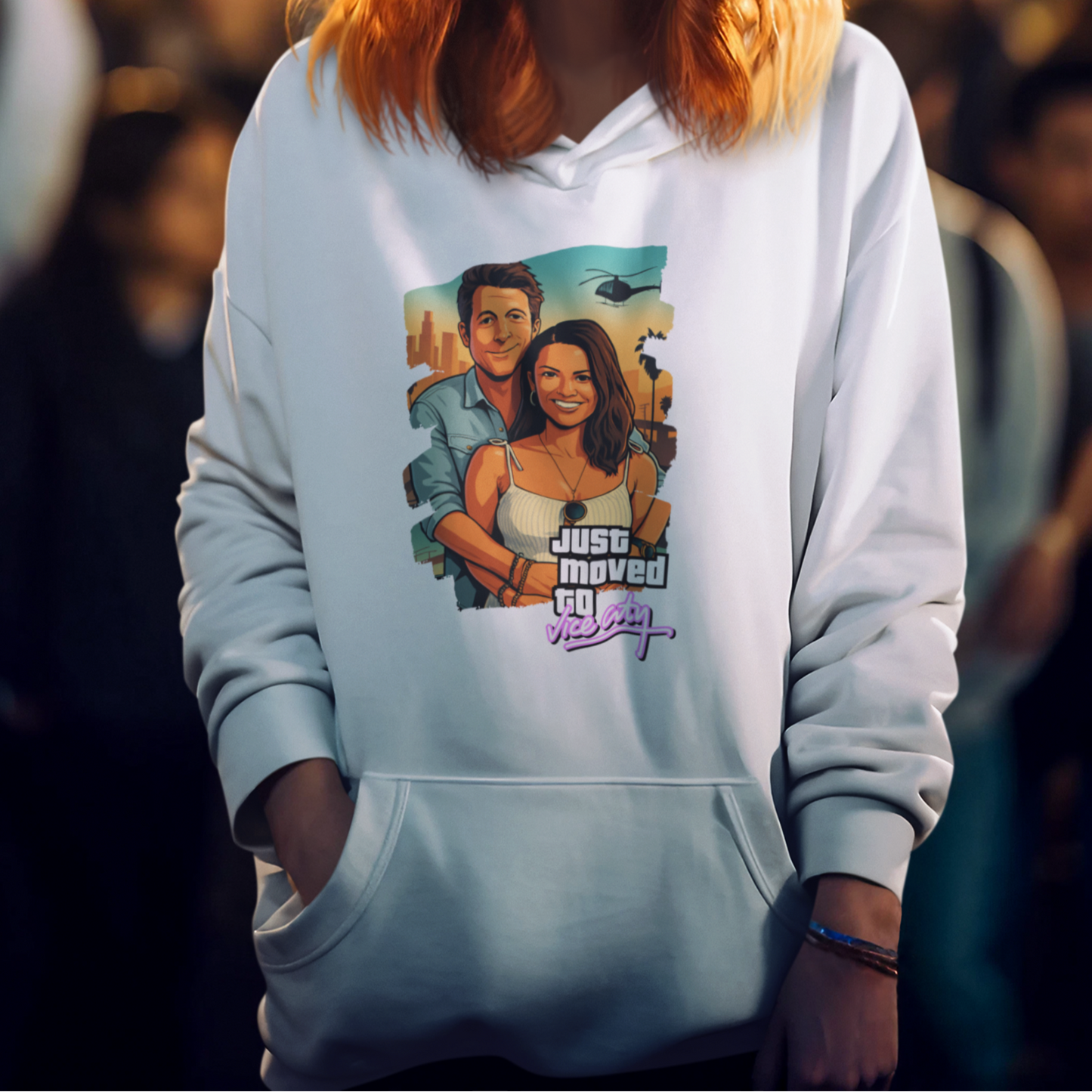 MAMA Hoodie GTA STYLE mit Deinem Foto personalisiert