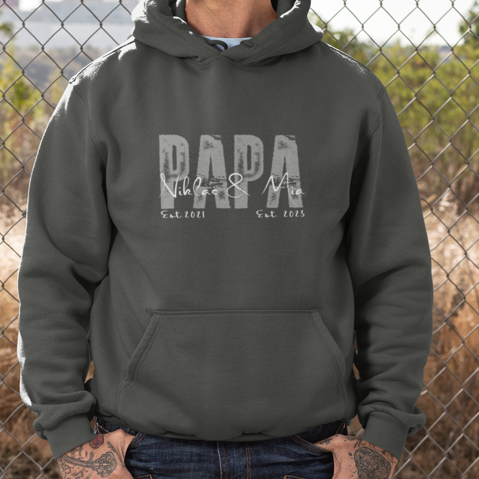 PAPA Hoodie SOLID ROCKS personalisiert