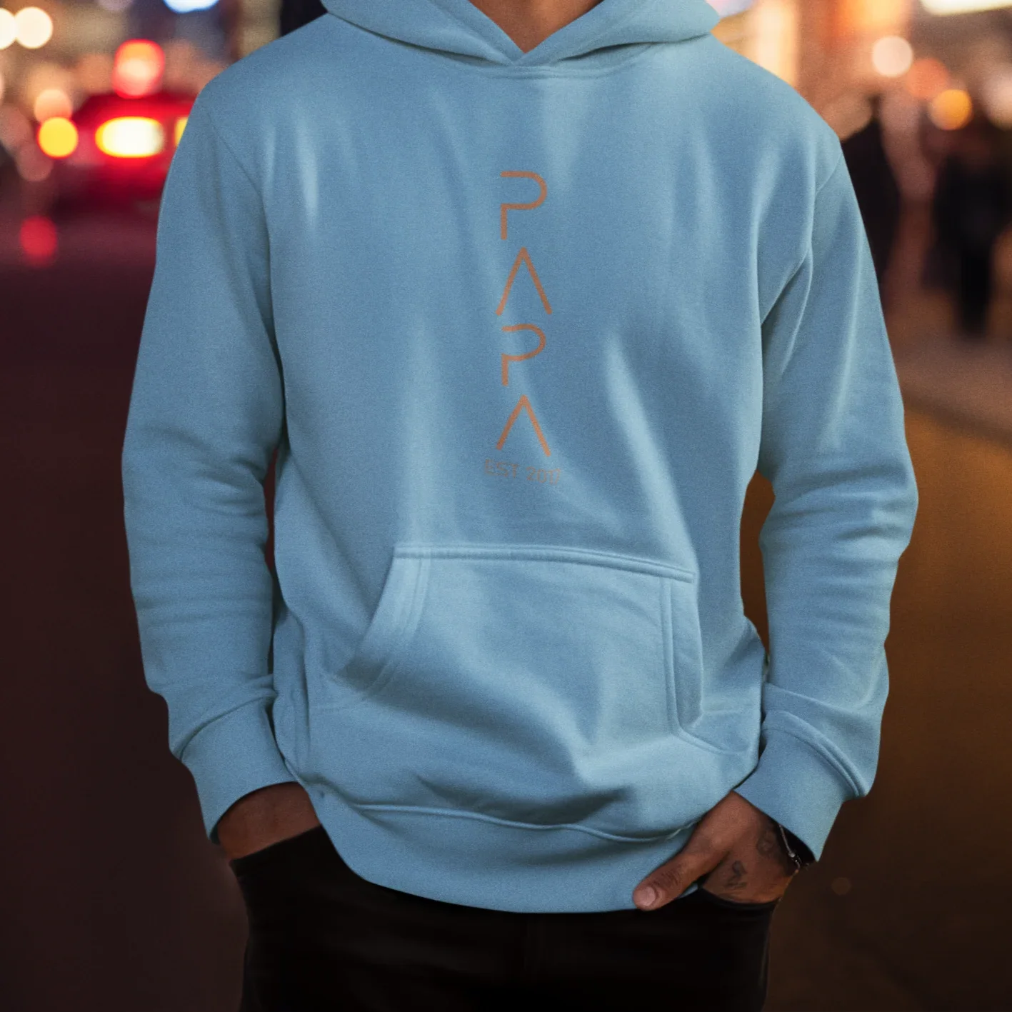 PAPA Hoodie FUTURISTIC personalisiert