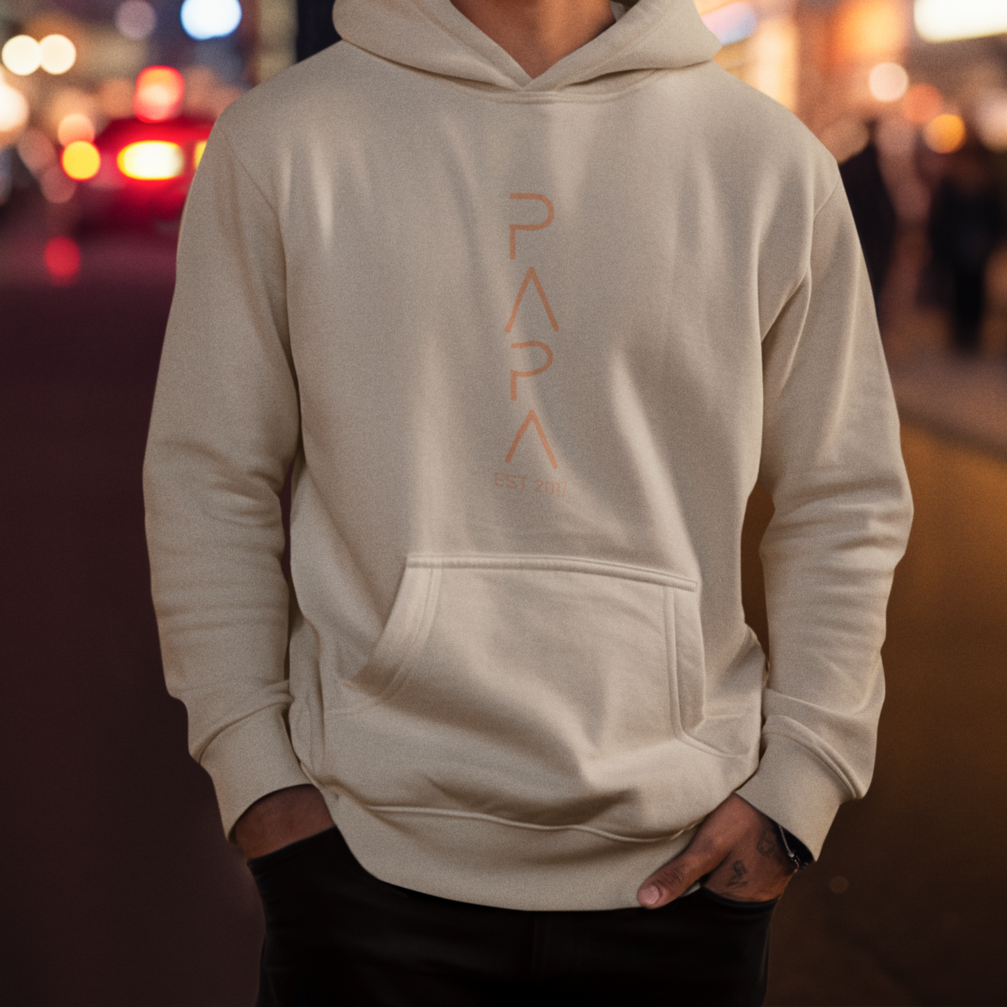 PAPA Hoodie FUTURISTIC personalisiert