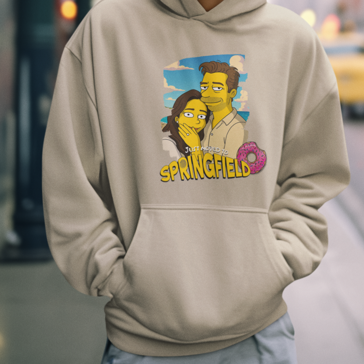 MAMA Hoodie SIMPSONS STYLE mit Deinem Foto personalisiert