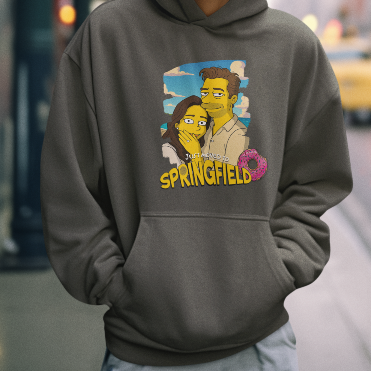 MAMA Hoodie SIMPSONS STYLE mit Deinem Foto personalisiert