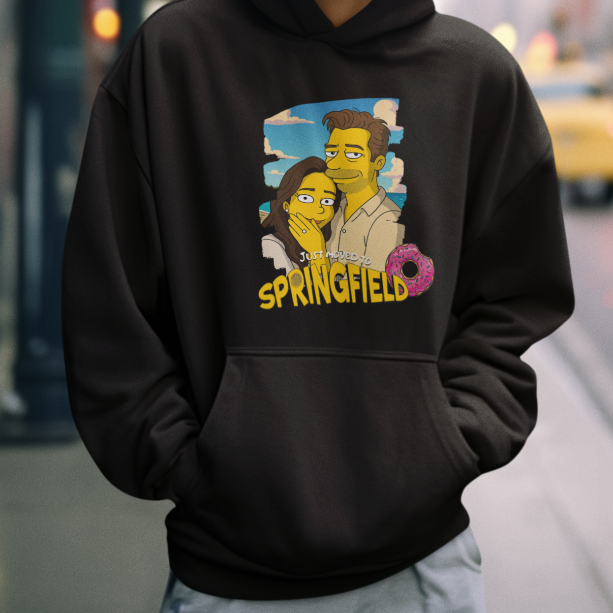 MAMA Hoodie SIMPSONS STYLE mit Deinem Foto personalisiert