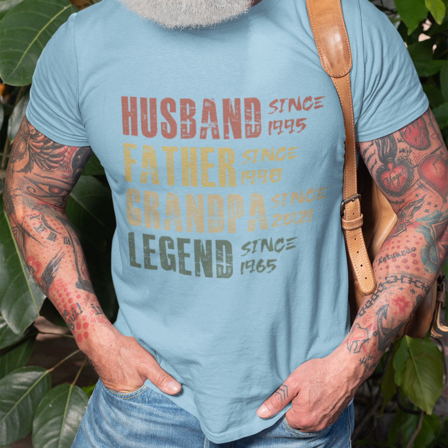 PAPA T-Shirt LEGEND Rundhals personalisiert