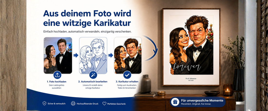 Euer Bild als Karikatur - das perfekte Geschenk