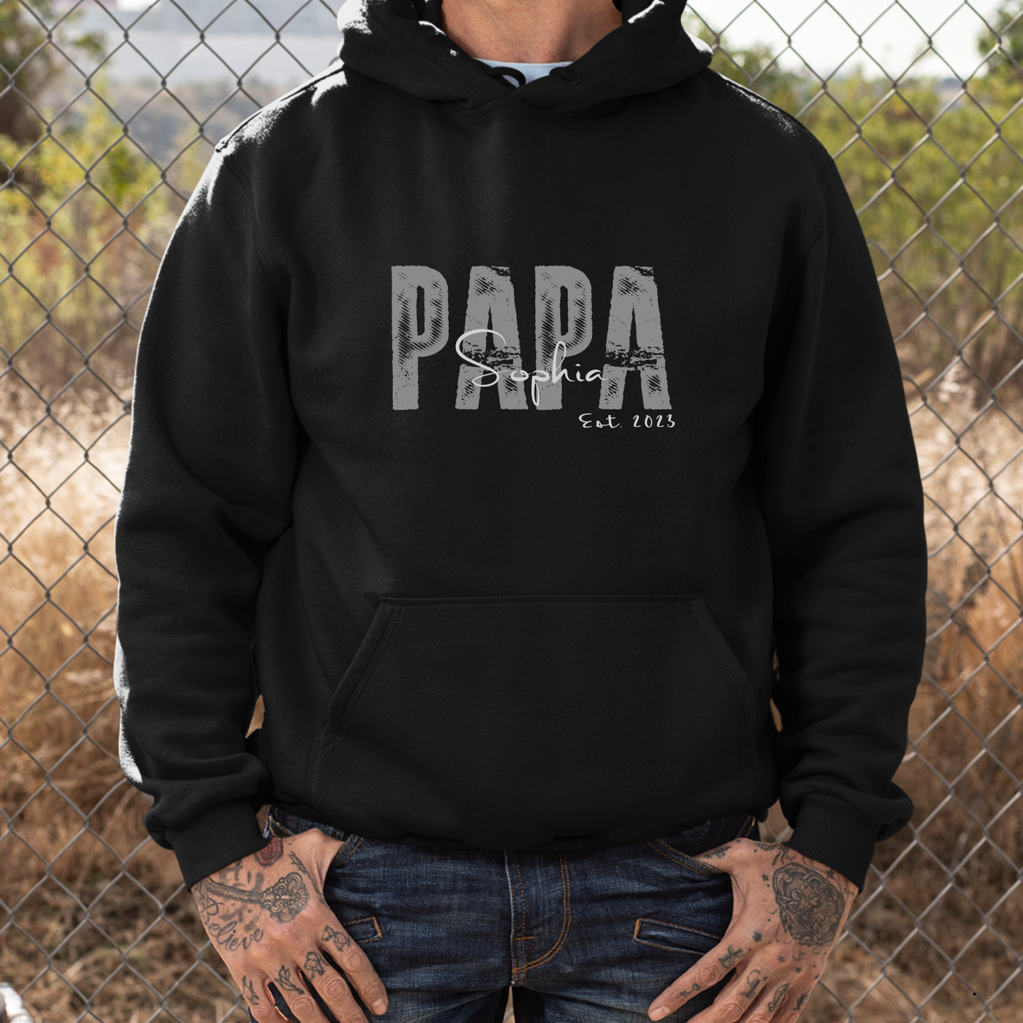 PAPA Hoodie SOLID ROCKS personalisiert