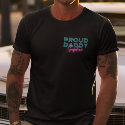 PAPA T-Shirt PROUD Rundhals personalisiert