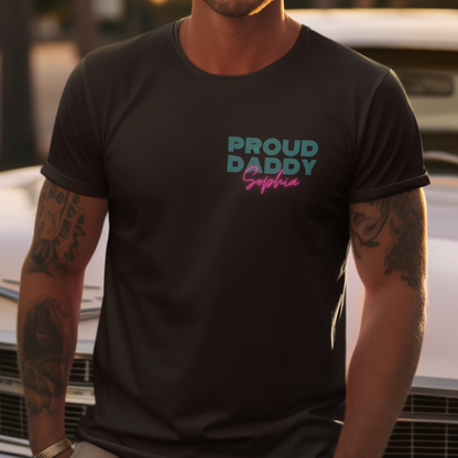 PAPA T-Shirt PROUD Rundhals personalisiert