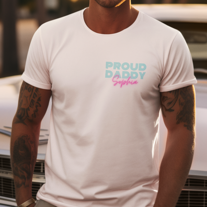 PAPA T-Shirt PROUD Rundhals personalisiert