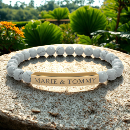 BUDDHA-ARMBAND graviert mit Namen