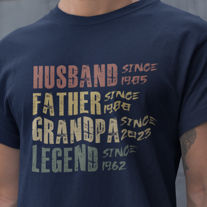PAPA T-Shirt LEGEND Rundhals personalisiert
