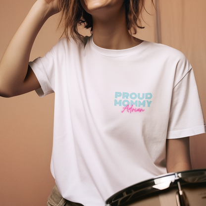 MAMA T-Shirt PROUD Rundhals personalisiert