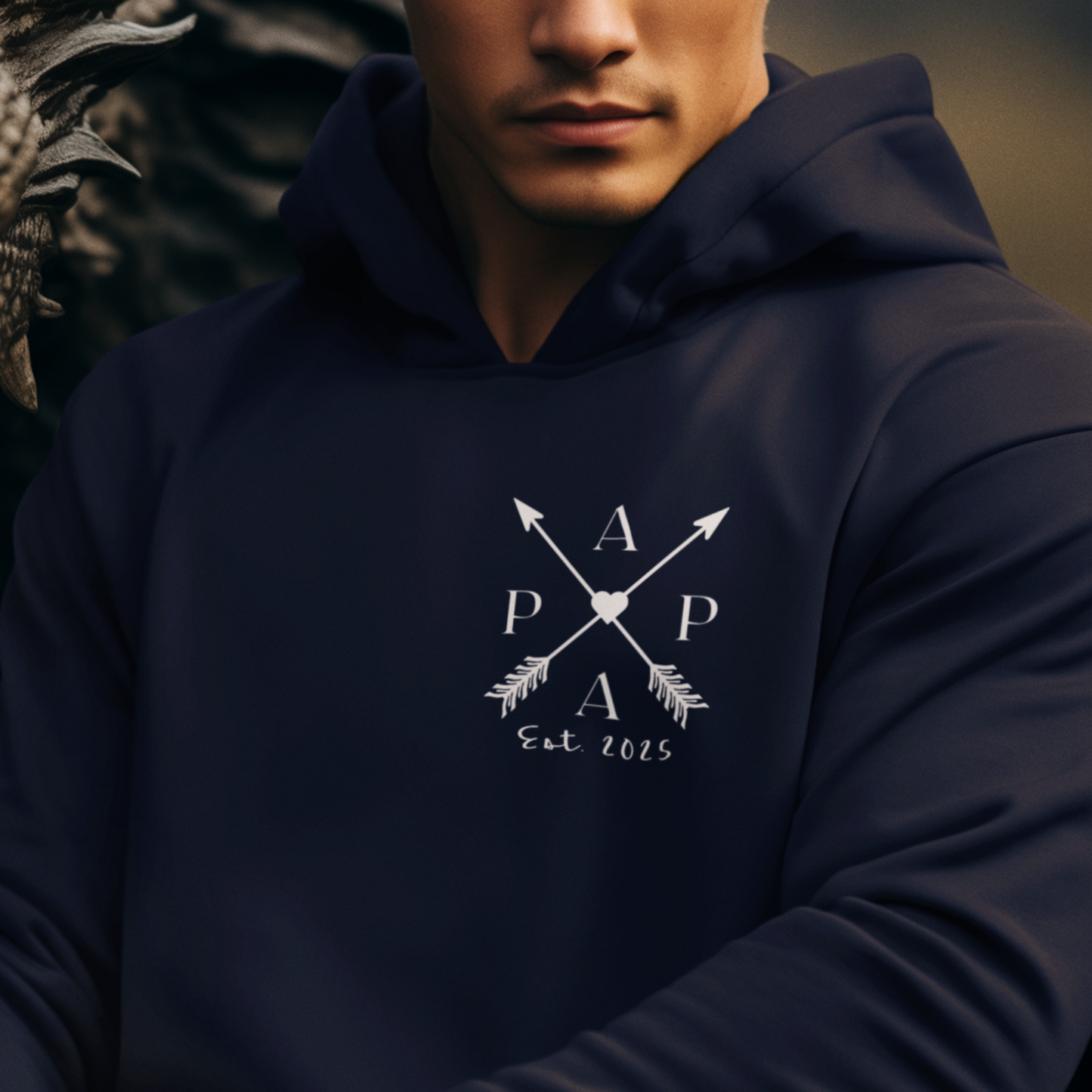 PAPA Hoodie ARROWS personalisiert