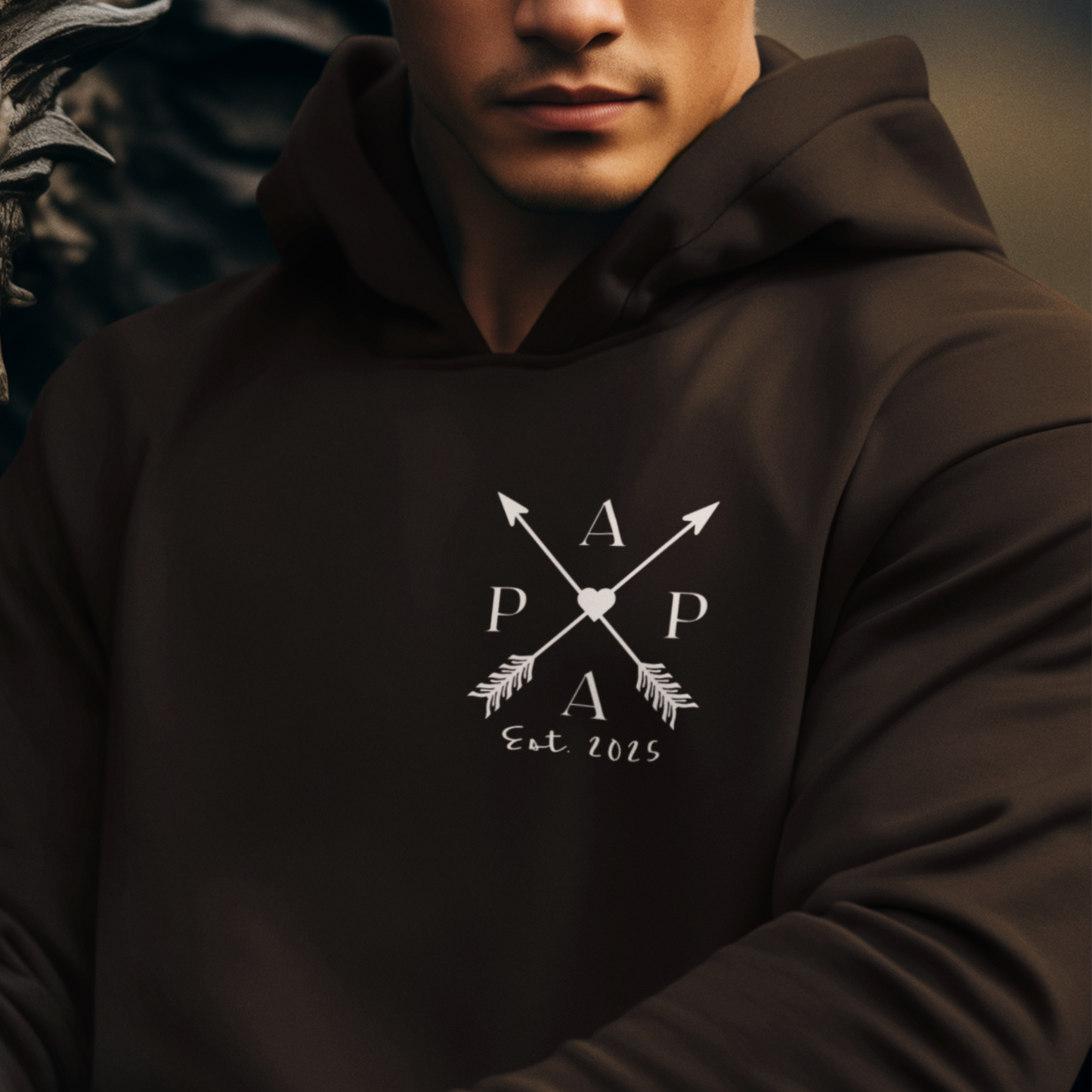 PAPA Hoodie ARROWS personalisiert