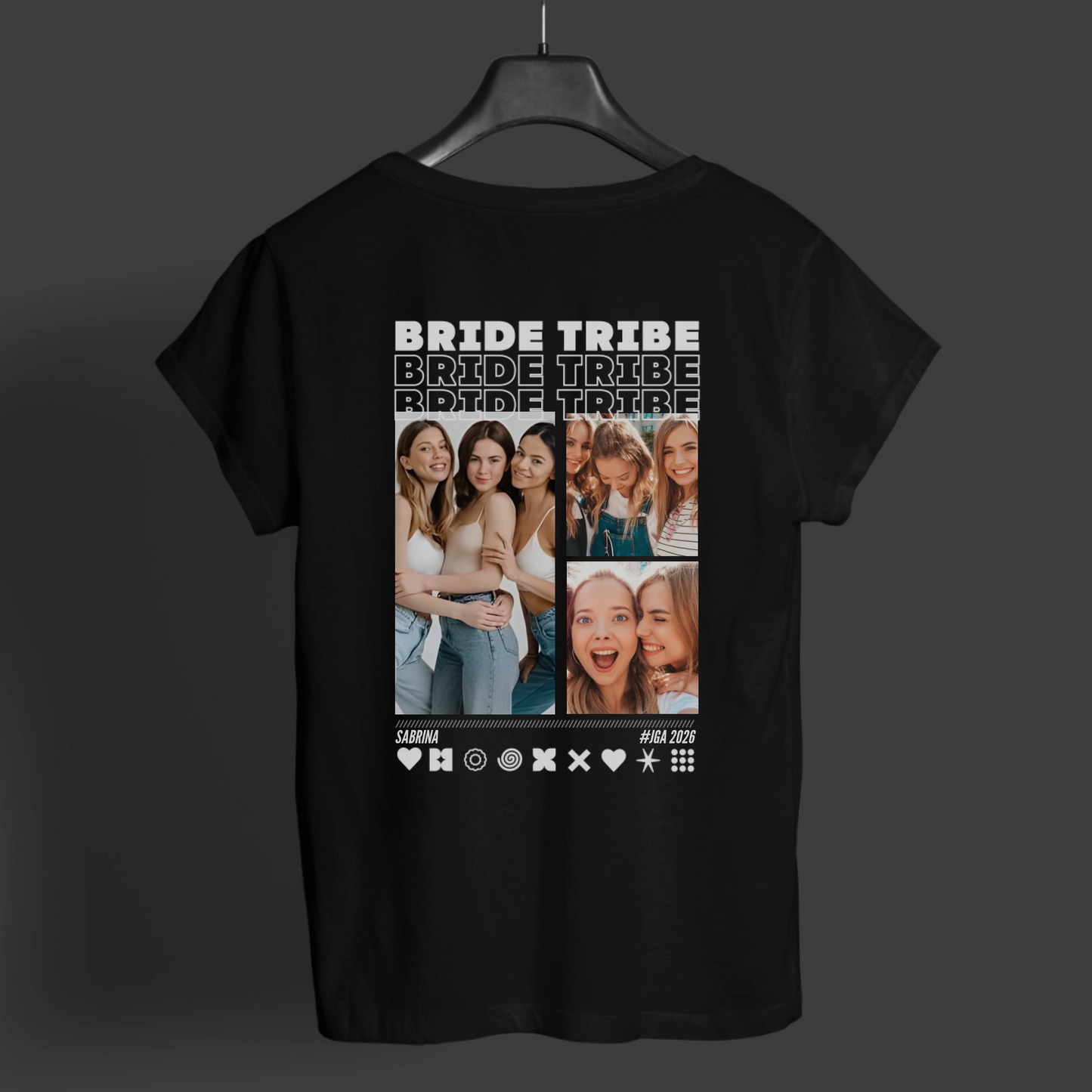 BRIDE T-Shirt mit Deinen FOTOS