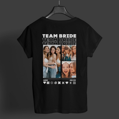 BRIDE T-Shirt mit Deinen FOTOS
