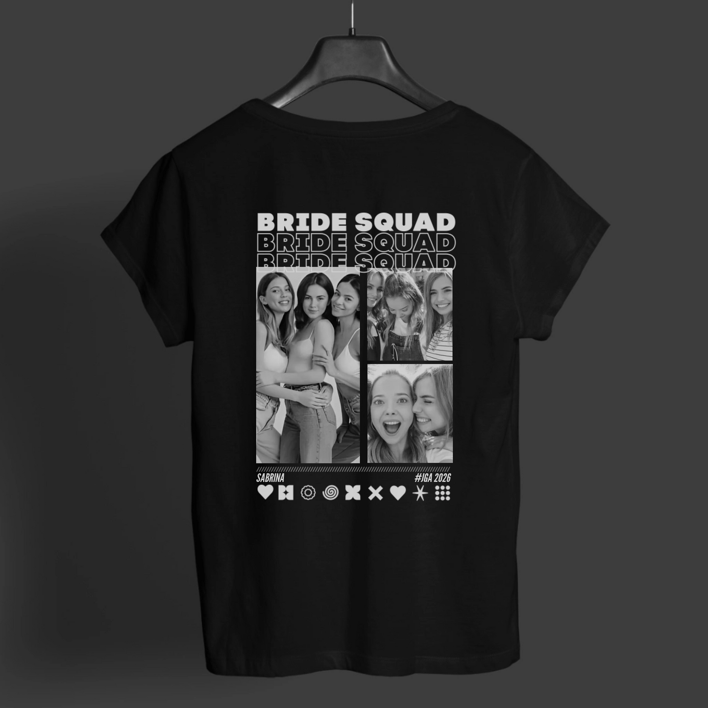 BRIDE T-Shirt mit Deinen FOTOS