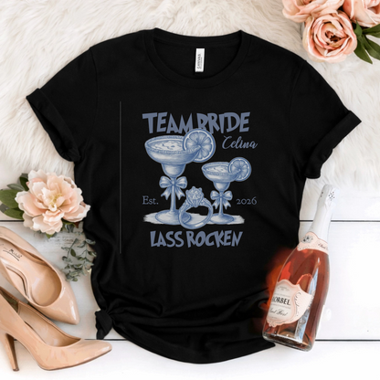 BRIDE T-Shirt TEAM BRIDE COCKTAILS 2