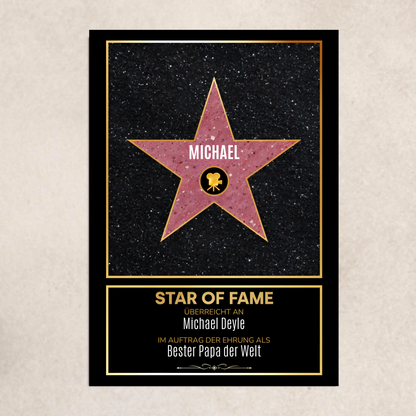 FOTO-POSTER Star of Fame