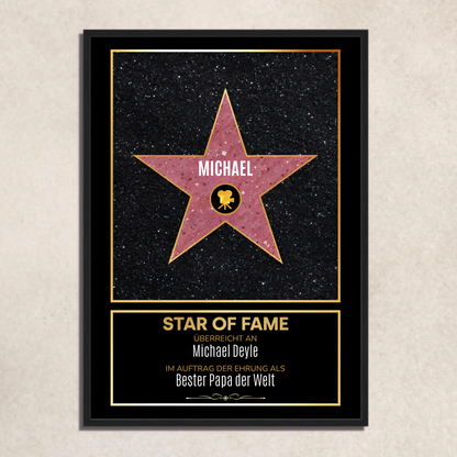 FOTO-POSTER Star of Fame