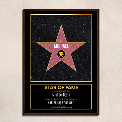 FOTO-POSTER Star of Fame