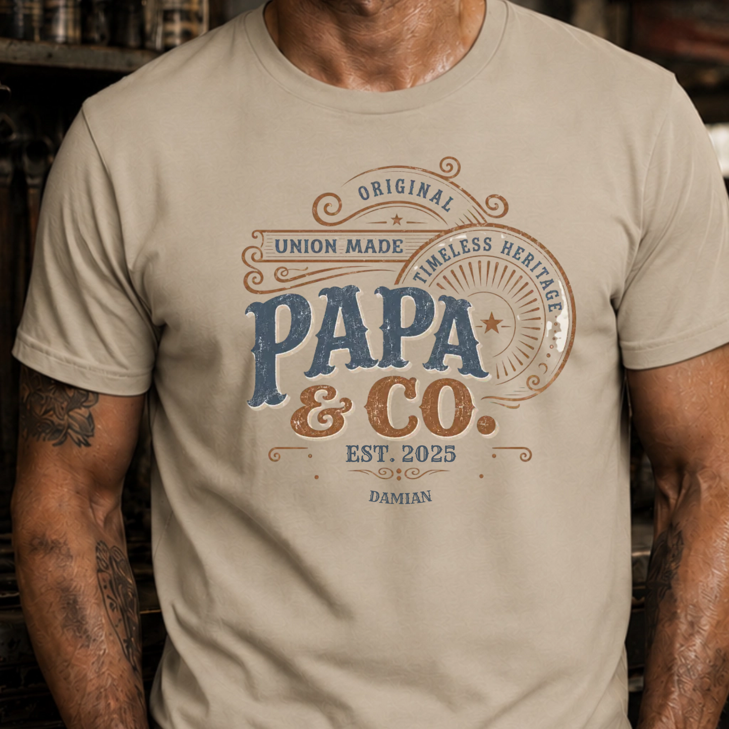PAPA T-Shirt VINTAGE PAPA & CO