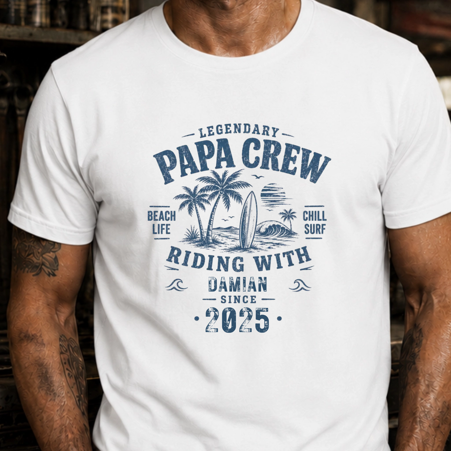 PAPA T-Shirt VINTAGE SURFER