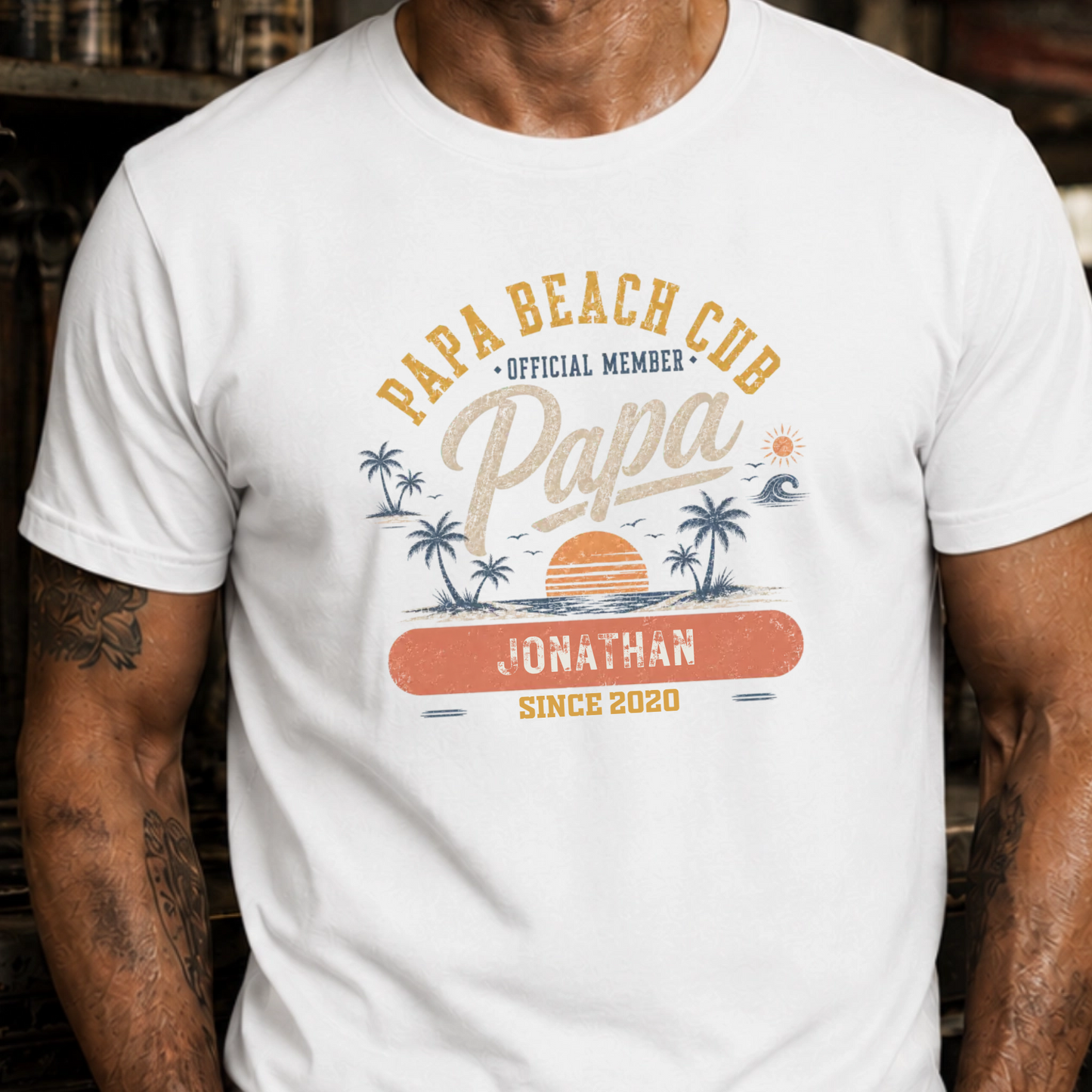 PAPA T-Shirt BEACH CLUB
