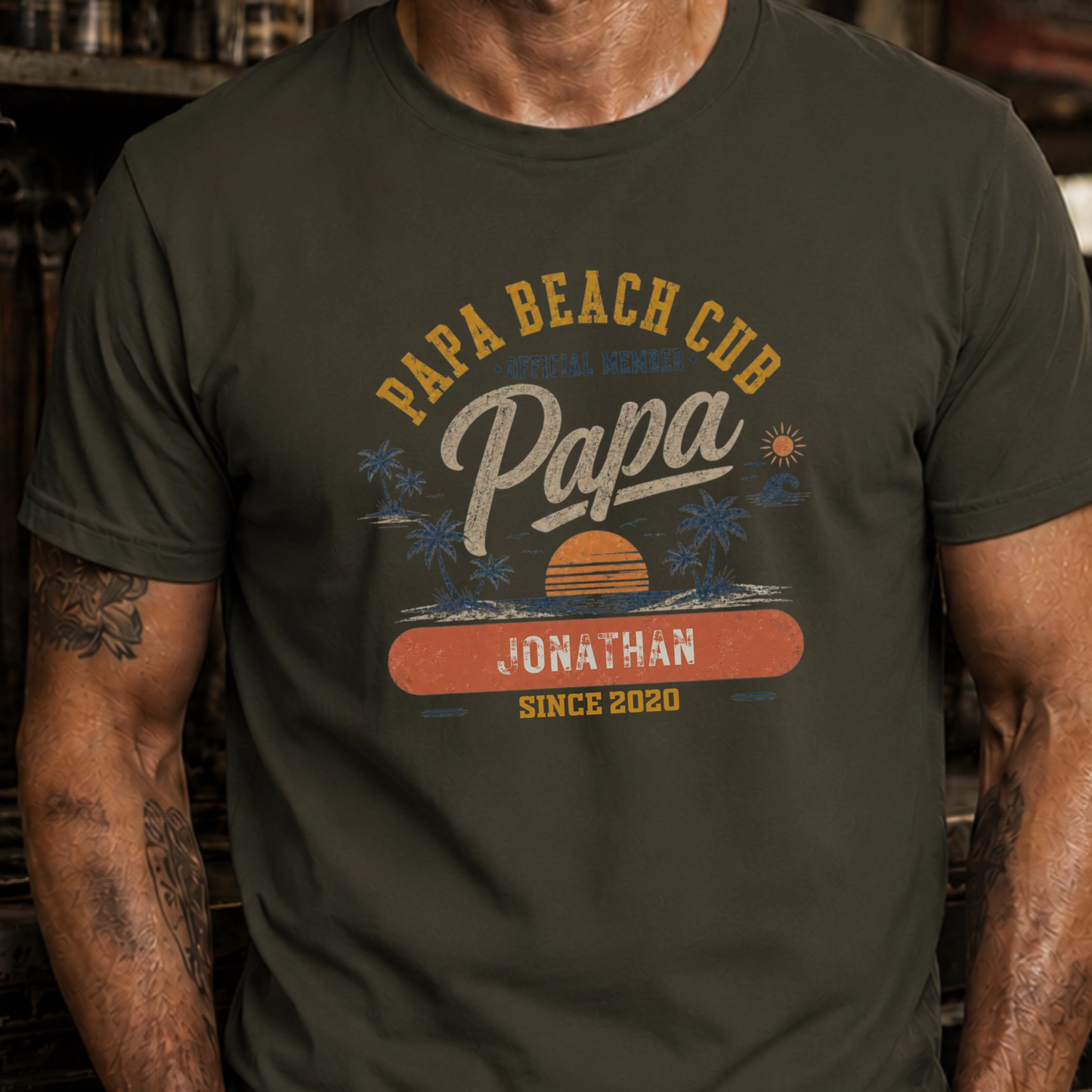 PAPA T-Shirt BEACH CLUB