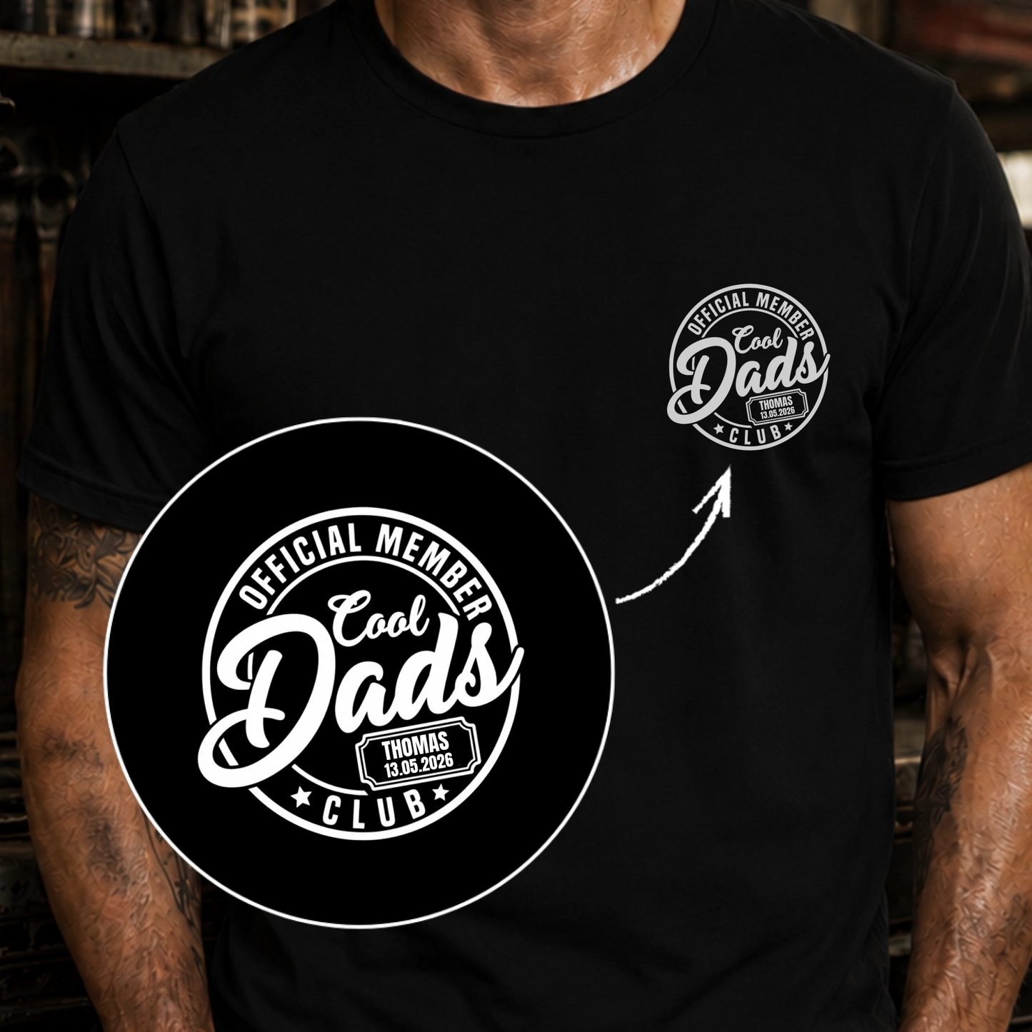PAPA T-Shirt COOL DADS CLUB